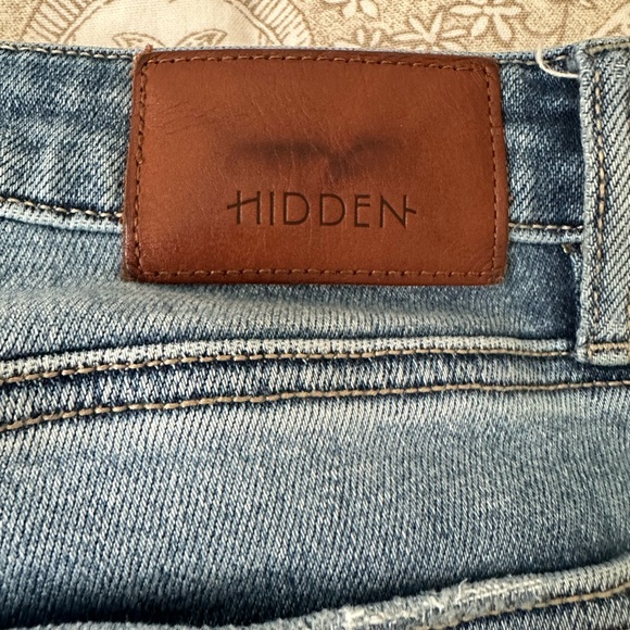 Classic Blue Wide Leg Jeans - Women's Flare & Wide Leg - Picture 4 of 6